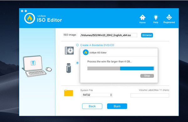 burn iso to dvd on windows for use with mac